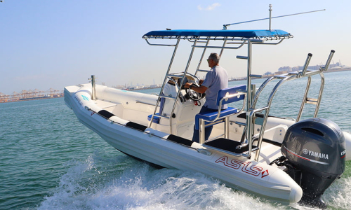 FIBERGLASS MARINA OPERATORS BOAT 6.5 M